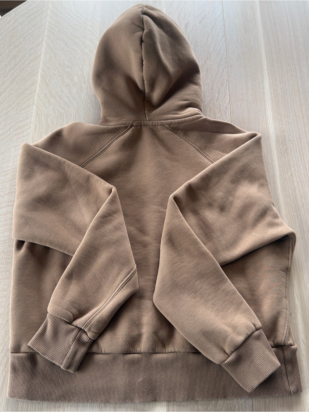 Vuori Women's Zip-Up Hoodie in Tan Brown, Size XS - Picture 6 of 7